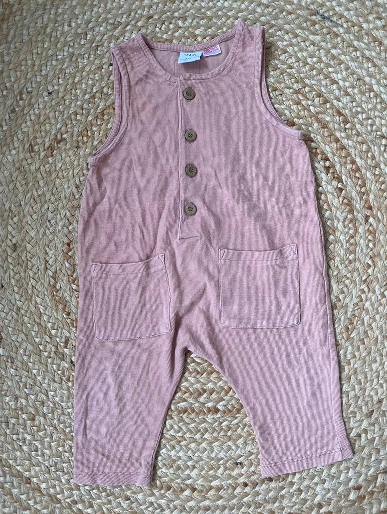 Jumpsuit pakje Zara maat 74/80, Kinderen en Baby's, Babykleding | Maat 74, Gebruikt, Meisje, Pakje, Ophalen of Verzenden