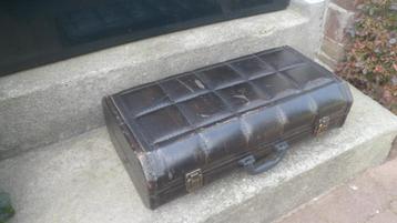 Decoratieve koffer opbergkoffer opbergkist 50 cm. bruin kist beschikbaar voor biedingen