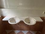 Dubbele wastafel (Villeroy & Boch), Doe-het-zelf en Verbouw, Sanitair, Ophalen, Gebruikt, Wastafel