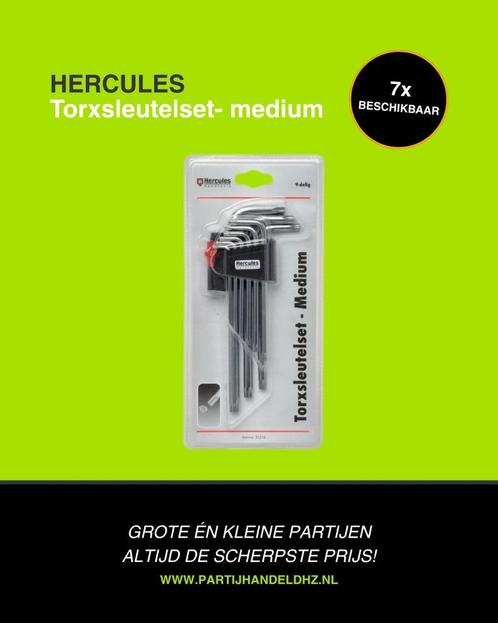 Hercules Torx & inbussleutelsets, Auto diversen, Autogereedschap, Nieuw, Ophalen