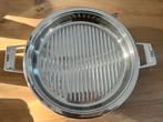 Simtronic grillpan 28 cm!, Gebruikt, Inductieplaat, Ophalen of Verzenden, Rvs