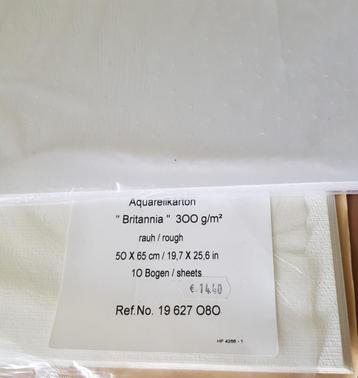 aquarelpapier en tekenpapier beschikbaar voor biedingen