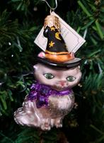 Old World Christmas kerstbal kat witch kitten, Ophalen of Verzenden, Nieuw
