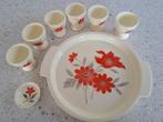 vintage set eierdopjes, jaren 40!, Ophalen of Verzenden, Gebruikt, Overige stijlen, Overige typen