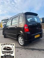 Suzuki Wagon R+ 1.3 2003 5D Zwart RIJKLAAR! APK 29-01-2027, Auto's, Voorwielaandrijving, 31 €/maand, 4 cilinders, Origineel Nederlands