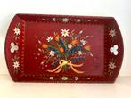 Hindeloopen dienblad rood bloemen 48x29, Huis en Inrichting, Woonaccessoires | Dienbladen, Ophalen, Hout
