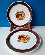 Vintage ontbijtbordjes Turi Design Agust/Norway, Gebruikt, Ophalen of Verzenden, Bord(en), Overige stijlen