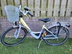 Paars-gele Alpina kinderfiets 24 inch, Ophalen, Alpina, Handrem, Gebruikt
