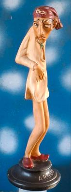 ARGON.  Belle Époque figurine.  Polychroom gips. Frankrijk., Ophalen, Zo goed als nieuw, Mens