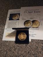 Jubileum munt 25 jaar euro, Ophalen of Verzenden, Overige landen, Losse munt, Goud