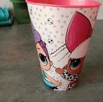 kunststof beker lol LOL leuke poppetjes oa prinses, Ophalen of Verzenden, Zo goed als nieuw