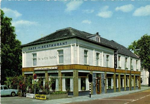 Hotel-Cafe-Restaurant De Witte Hinde, Ede - 1969 gelopen, Verzamelen, Ansichtkaarten | Nederland, Gelopen, Gelderland, 1960 tot 1980