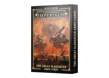 Legions Imperialis army data cards beschikbaar voor biedingen