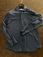 xacus active shirt blauw maat 41, strijkvrij, Ophalen of Verzenden, Zo goed als nieuw, Halswijdte 41/42 (L), Xacus