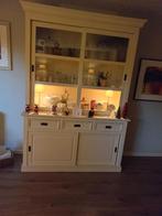 wandmeubel vitrinekast wit, Ophalen, Zo goed als nieuw, 25 tot 50 cm