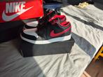 Nike Air Jordan 1 Low Black White Red, Kleding | Heren, Schoenen, Zwart, Nike, Ophalen of Verzenden, Sneakers of Gympen