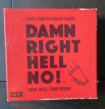 Partyspel Damn Right Hell No! beschikbaar voor biedingen
