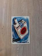 Lucky Strike Metalen Reclamebord - 30x20 cm, Ophalen of Verzenden, Gebruikt, Reclamebord