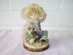 vintage Pretty Collection beeld Jongen met hond Retro, Ophalen of Verzenden
