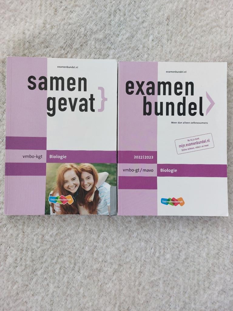 Samengevat Biologie + Examenbundel Biologie vmbo-gt/mavo, Boeken, Ophalen of Verzenden, Beta, Zo goed als nieuw