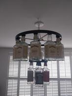 Unieke kroonluchter van Jack Daniel's flessen, Ophalen of Verzenden, Zo goed als nieuw, Glas, Industrieel, Vintage, Uniek