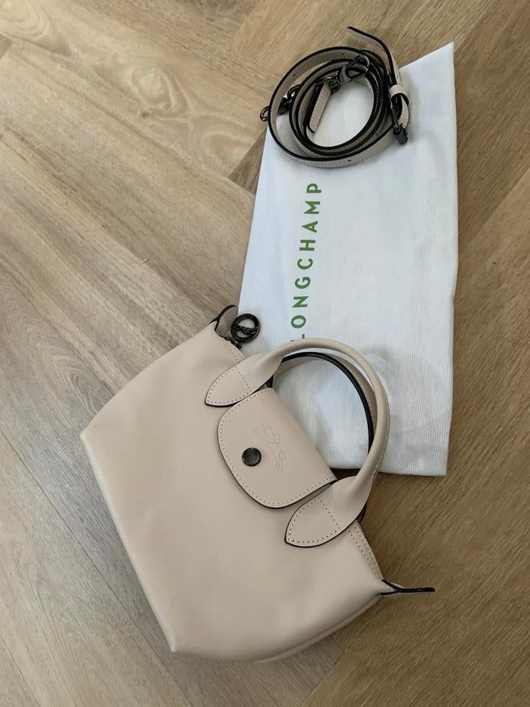 Longchamps Le Pliage xtra , nieuw, ecru, Ophalen of Verzenden, Nieuw, Beige, Handtas