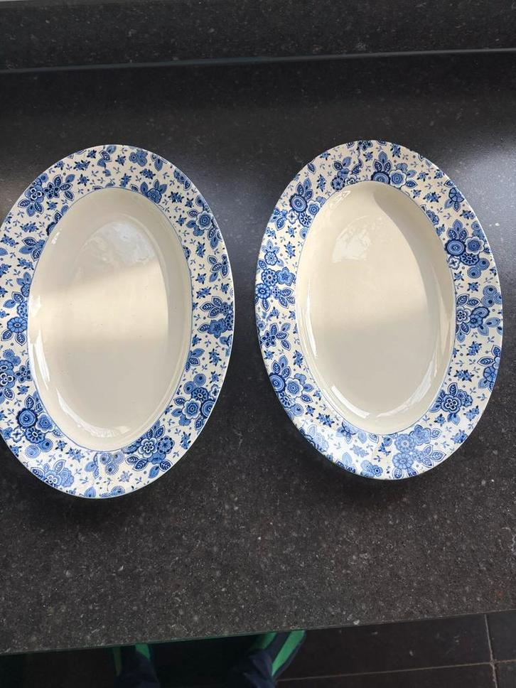 Vleesschalen Beatrix servies Ceramique societe Maestricht, Antiek en Kunst, Antiek | Servies los, Ophalen of Verzenden