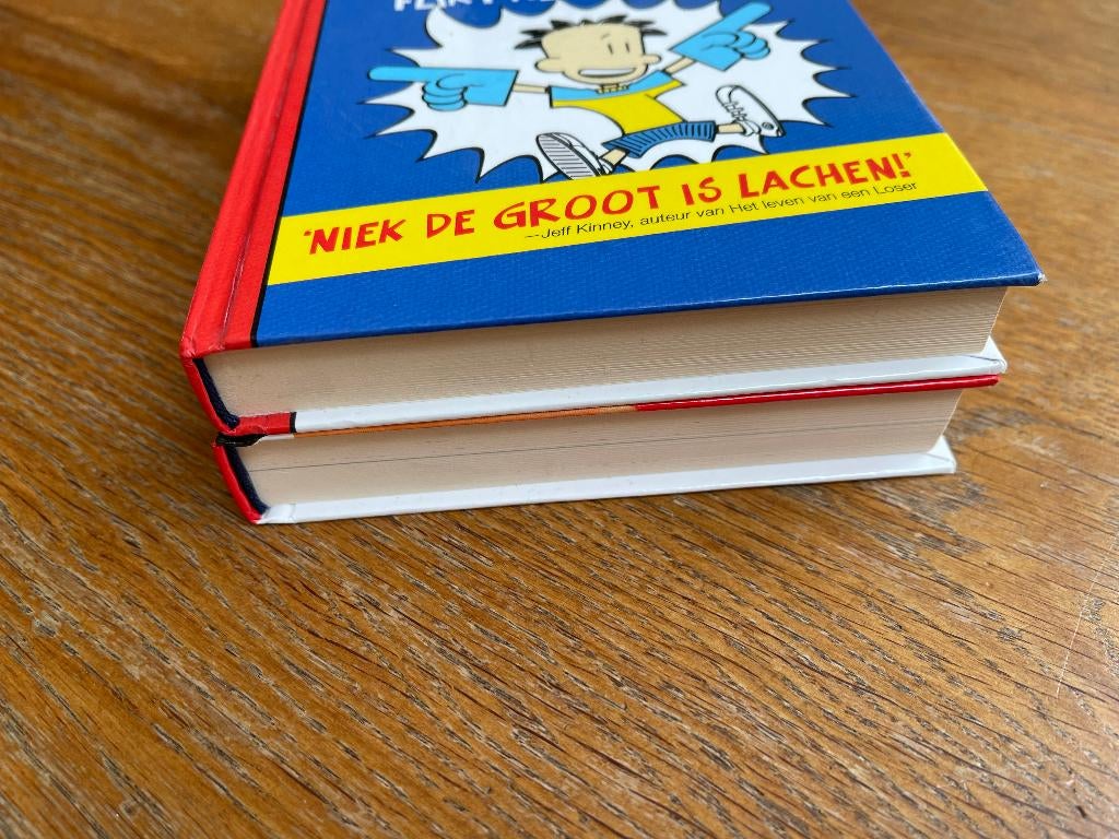 2 boeken niek de groot en julius zebra, Ophalen of Verzenden, Nieuw, Jeff Kinney, Fictie algemeen