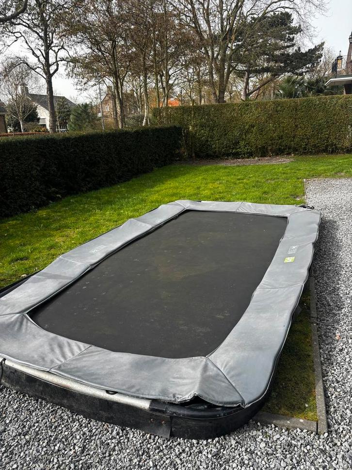 Grote ingraaf trampoline Exit, Kinderen en Baby's, Speelgoed | Buiten | Trampolines, Gebruikt, Ophalen