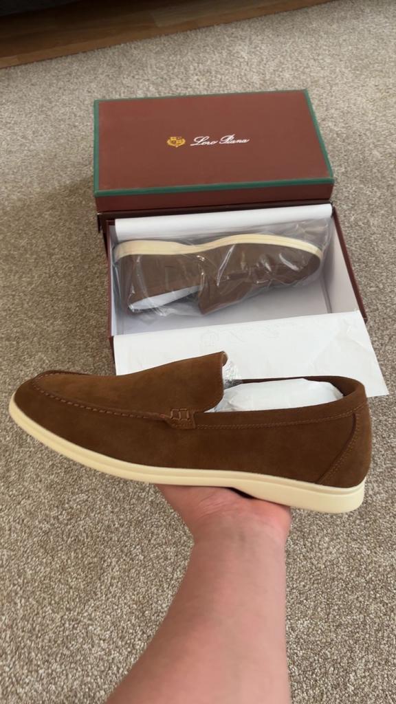 Loro piana summer walk, Loafers, Bruin, Nieuw, Ophalen of Verzenden
