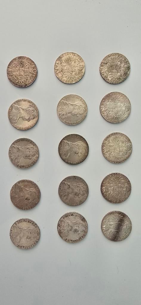 Maria Theresia munten 1780 zilver, Ophalen of Verzenden, Overige landen, Zilver