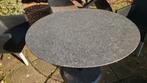 2 Mooie ronde granieten tafels. 110 doorsnede, Tuin en Terras, Ophalen, Zo goed als nieuw, Rond, Overige materialen