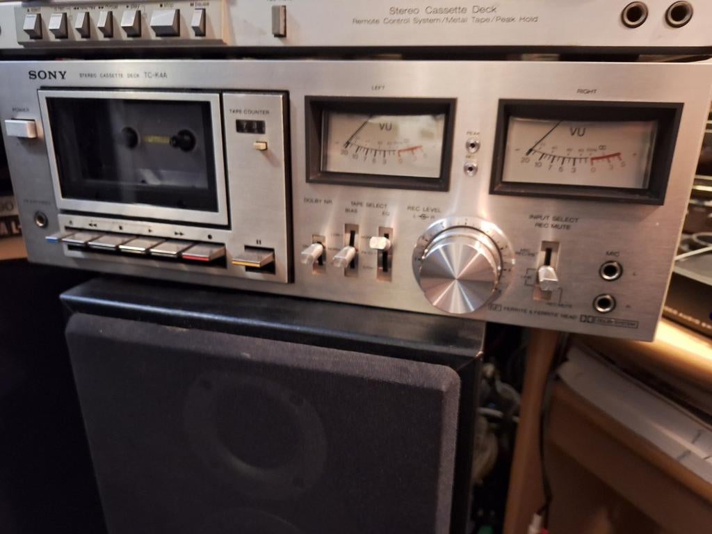 Sony cass deck .opname nakijken.rest is ok tc k4a, Ophalen of Verzenden, Sony