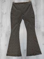 King Louie flared broek met zigzag patroon maat xl, Kleding | Dames, Zwart, Maat 46/48 (XL) of groter, Ophalen of Verzenden, Zo goed als nieuw
