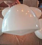 Vintage Gispen Giso Hanglampen (3 stuks), Ophalen, Gebruikt, Glas, 75 cm of meer