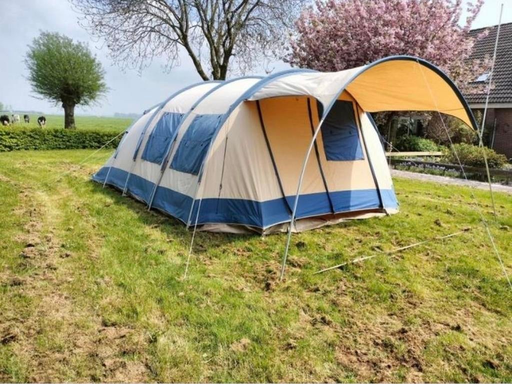 Vrijbuiter Michigan 6-persoons tent, Caravans en Kamperen, Tenten, Ophalen, Zo goed als nieuw