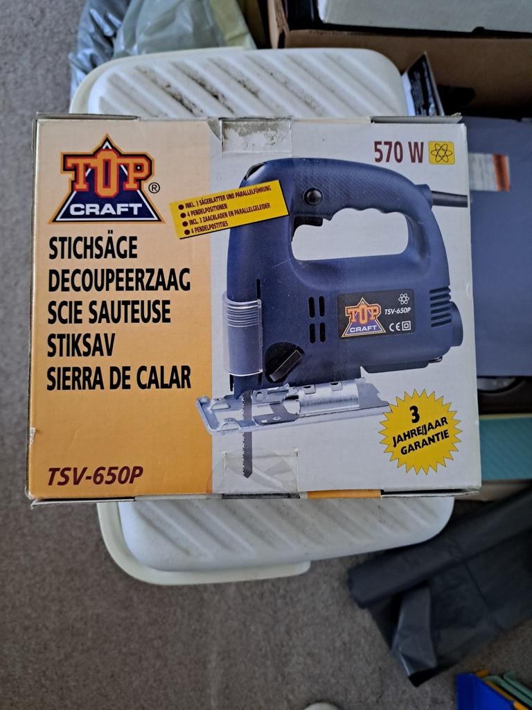 Topcraft decoupeerzaag  nieuw, Ophalen, Nieuw, 1200 watt of meer