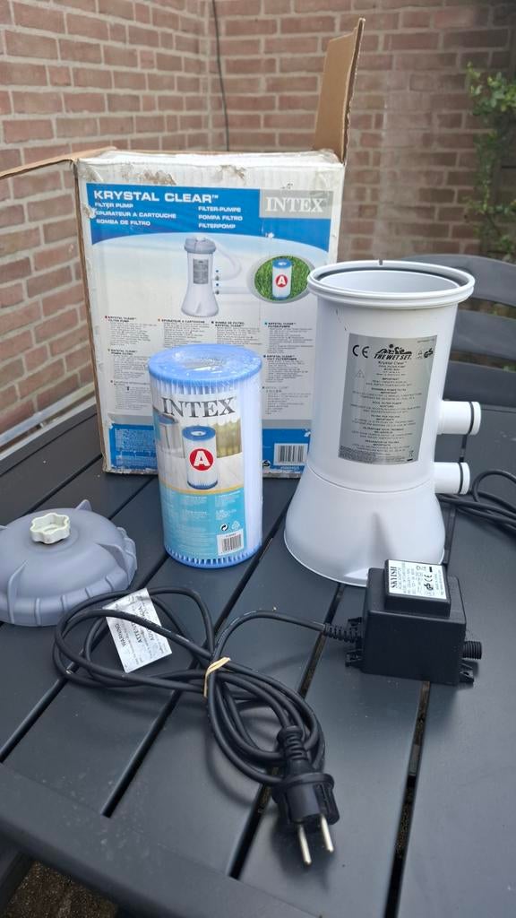 Intex 604G zwembad filterpomp, Ophalen of Verzenden, Zo goed als nieuw