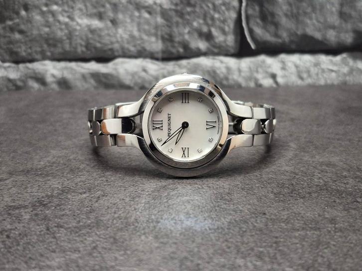 Pequignet Trocadero 32mm Diamant MOP dial, Sieraden, Tassen en Uiterlijk, Horloges | Dames, Zo goed als nieuw, Polshorloge, Overige merken
