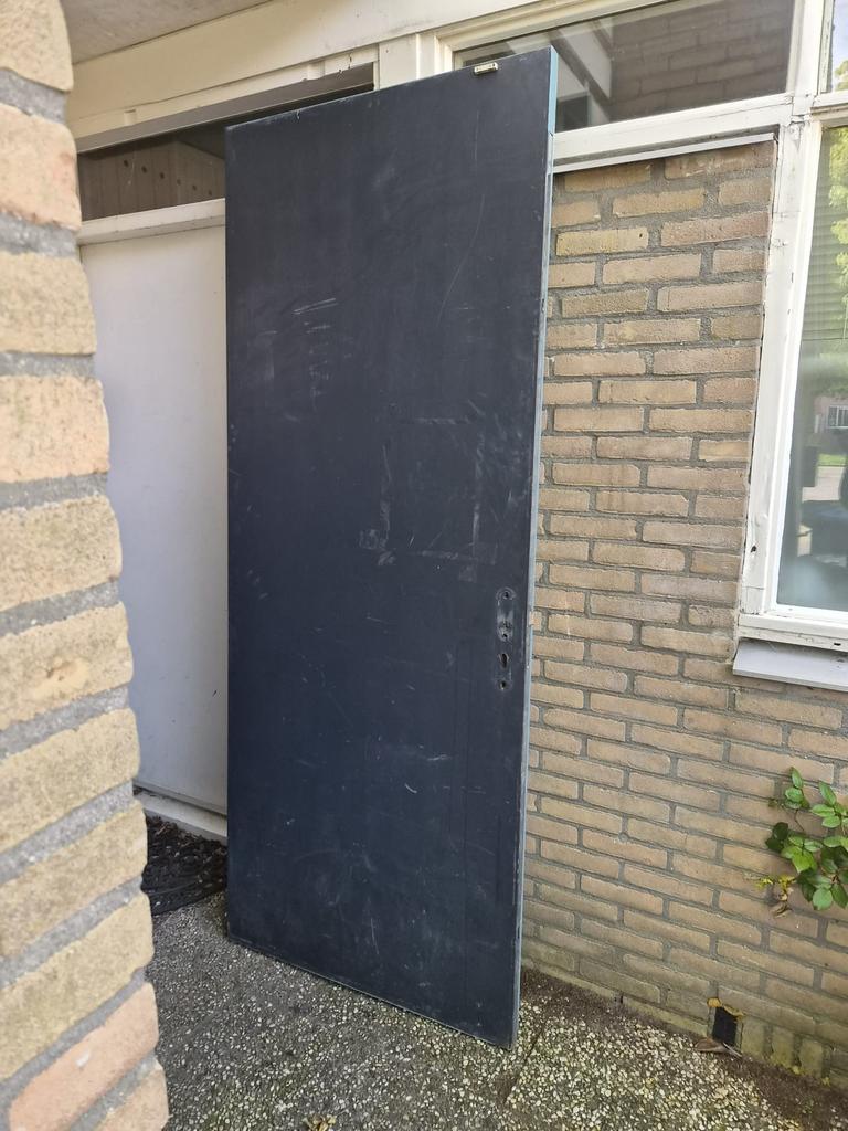 Buitendeur, Tuin en Terras, Ophalen, Zo goed als nieuw, Hout, 200 cm of meer