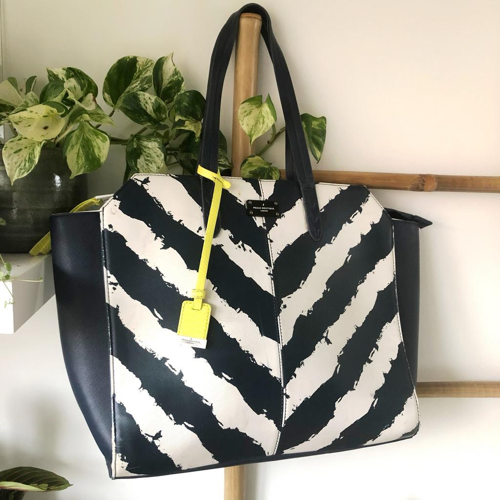 Paul's Boutique Shopper - blauw /Wit gestreept, Sieraden, Tassen en Uiterlijk, Tassen | Damestassen, Ophalen of Verzenden, Gebruikt