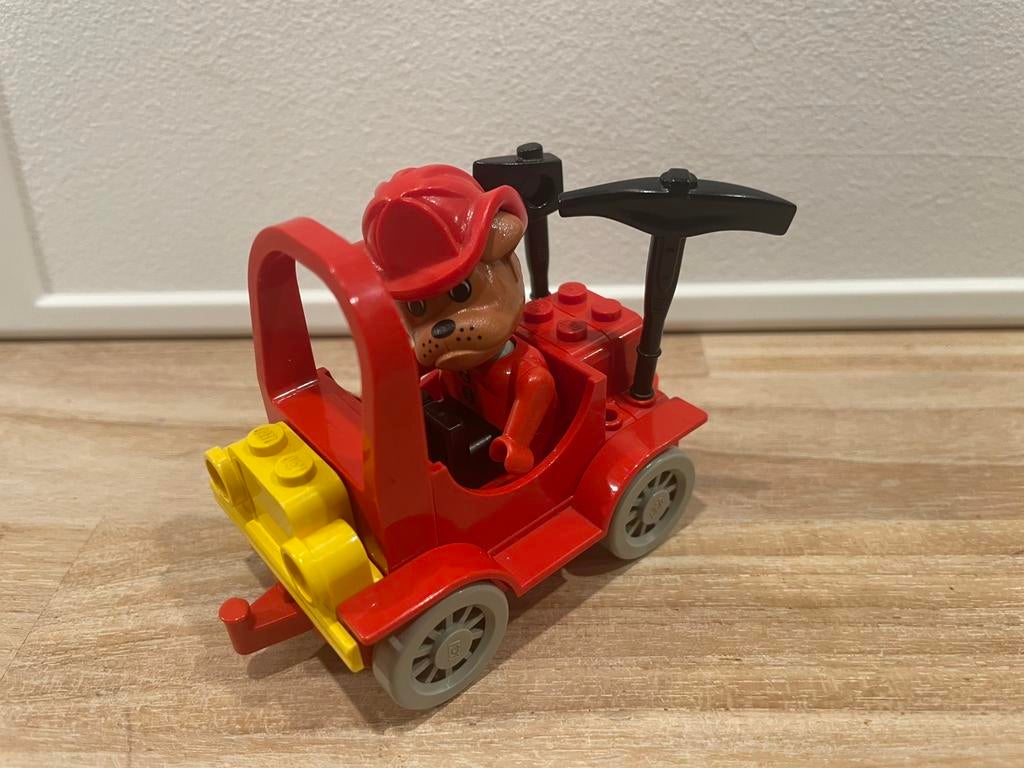 LEGO Fabuland 3797 Brandweerchef Boris Bulldog, Ophalen, Gebruikt, Jongen of Meisje