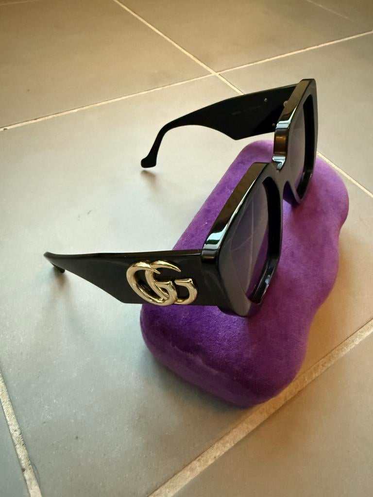 Gucci zonnebril op sterkte, Overige merken, Zonnebril op sterkte, Zwart, Ophalen of Verzenden