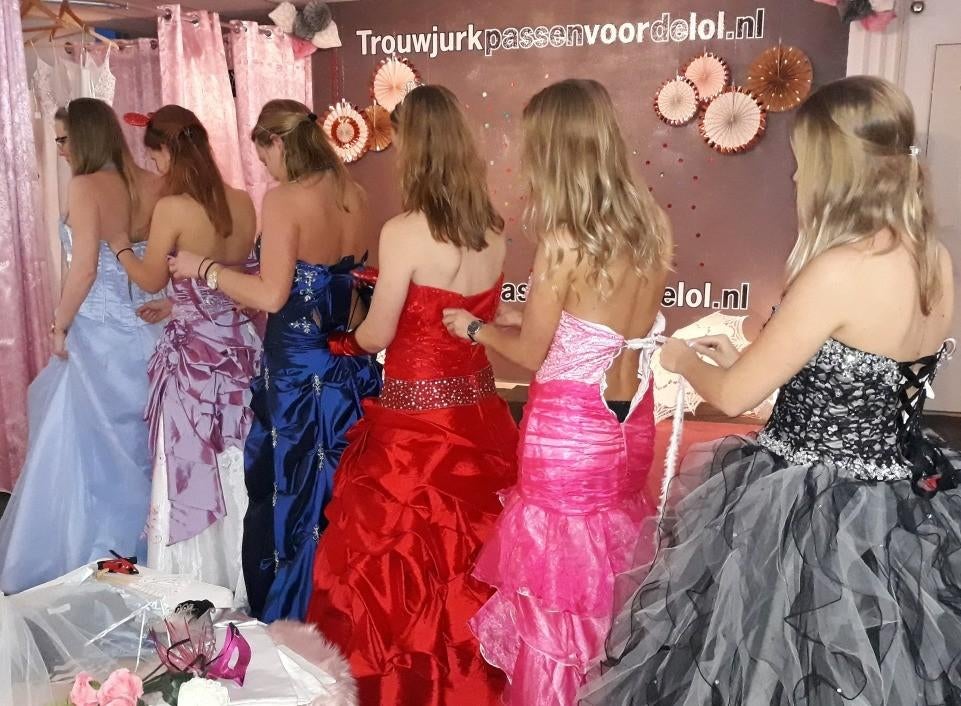 Trouwjurken, Ophalen, Zo goed als nieuw, Wit, Trouwjurk