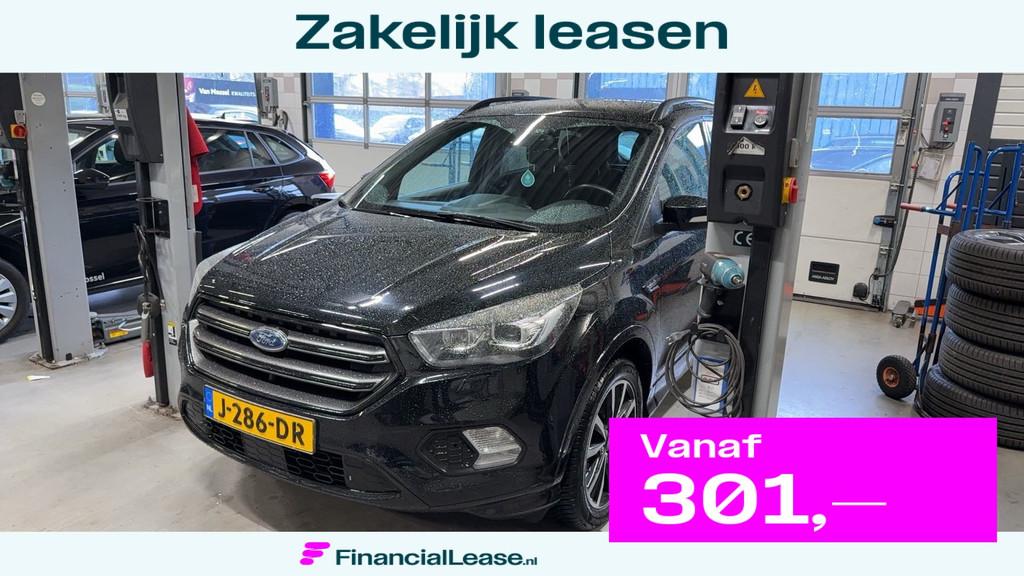 Ford Kuga 1.5 EcoBoost ST Line AWD navi LM automaat, Euro 6, 4 cilinders, 1850 kg, Zwart