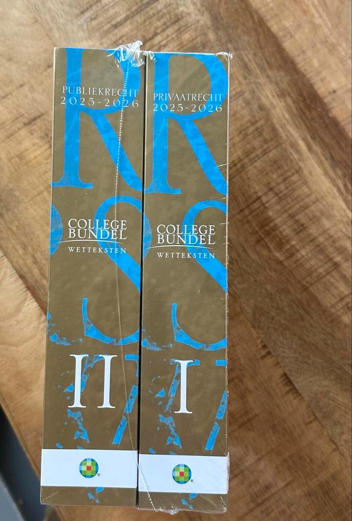 Collegebundel 2025-2026 - Publiek- en Privaatrecht, Boeken, Studieboeken en Cursussen, Nieuw, WO, Gamma, Ophalen of Verzenden