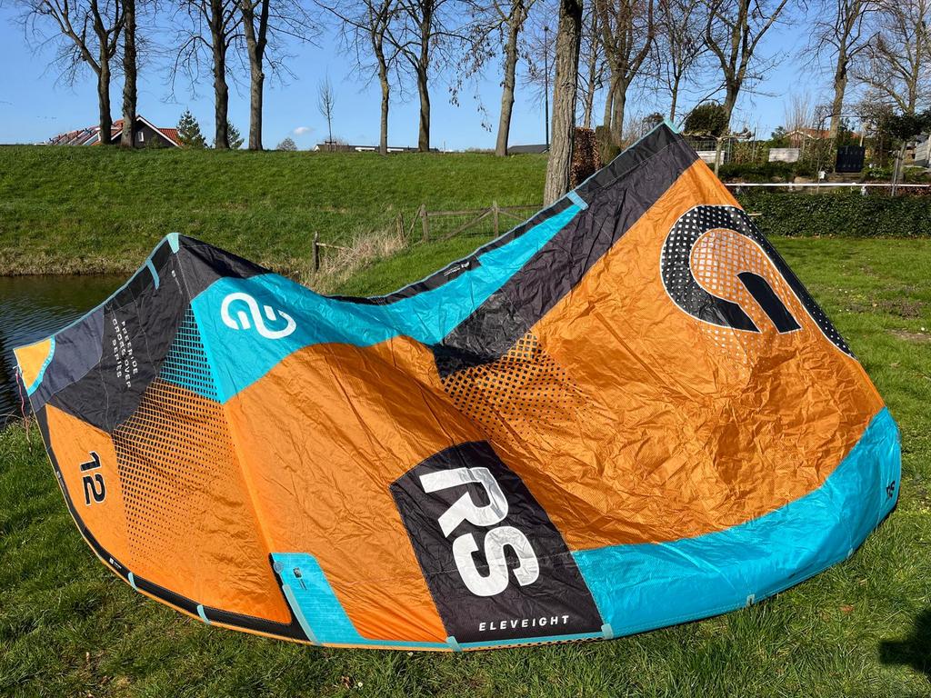 Kite Set Eleveight 12m RS & 9m RS+ & CSAuto bar, Watersport en Boten, Kitesurfen, Geen board, Ophalen, Zo goed als nieuw, 12 m²