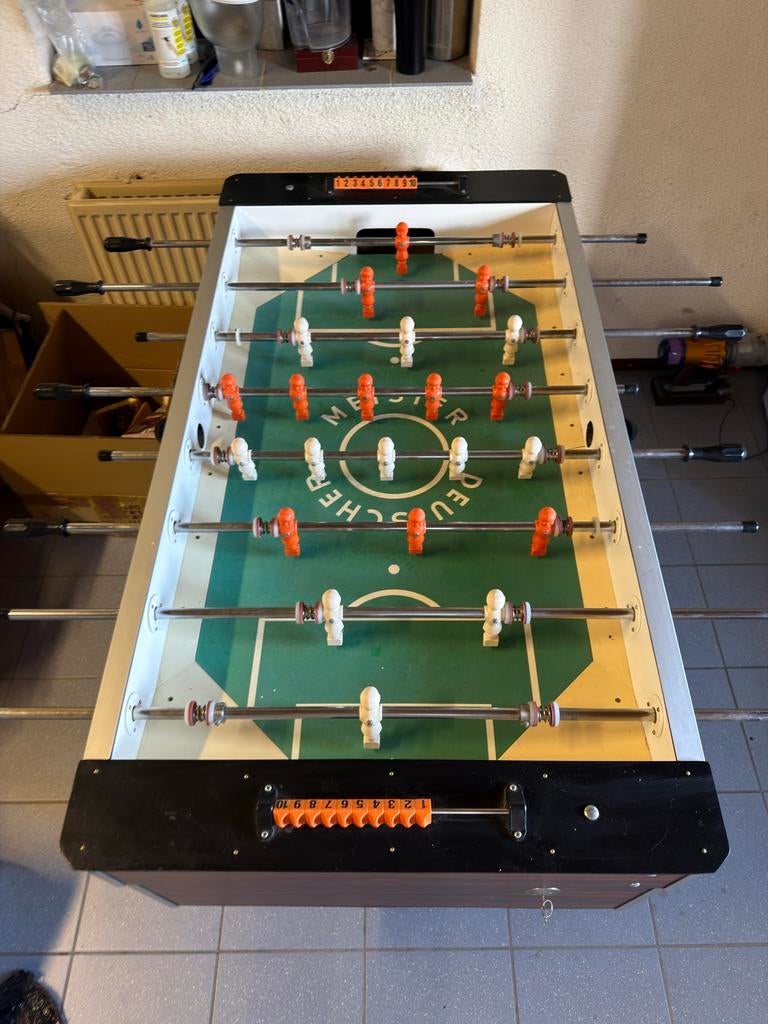 Deutscher Meister Grande Luxe Tafelvoetbaltafel, Ophalen, Gebruikt