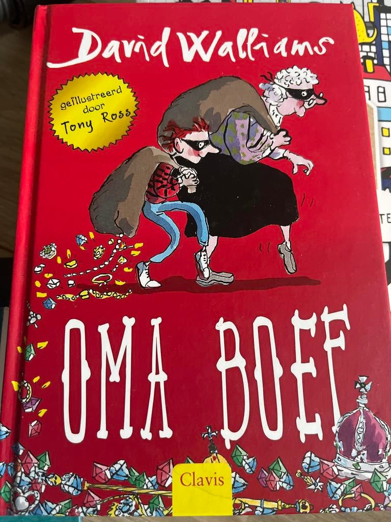 David Walliams - Oma boef, Boeken, Fictie algemeen, Ophalen of Verzenden, Zo goed als nieuw, David Walliams