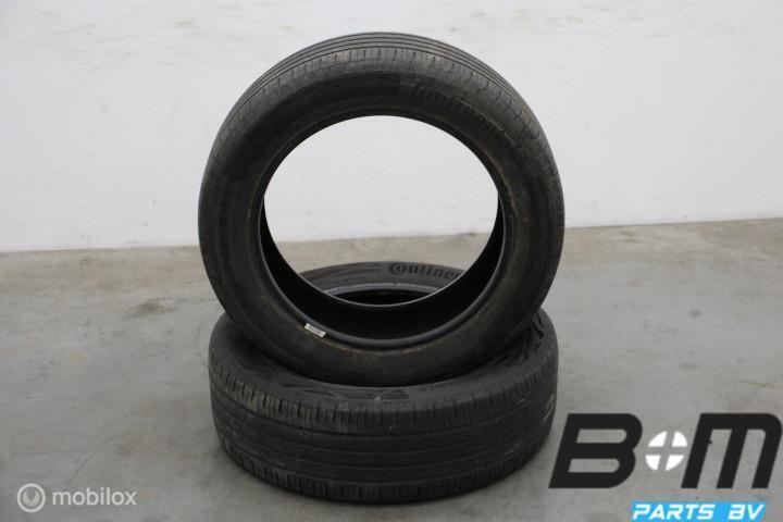 2 x 2155518 95T Continental EcoContact 6 met 4.5mm 215 55 18, Auto-onderdelen, Banden en Velgen, 18 inch, Band(en), Personenwagen